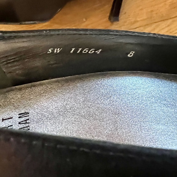 STUART WEITZMAN GigiRitz Satin Ruffle Heels - Picture 11 of 11